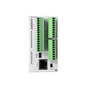 DVP12SE11T ซีรีส์ DVP-SE ชุด PLC อีเธอร์เน็ตแบบบาง, 24V DC, ทรานซิสเตอร์ NPN 8DI/4DO, 16K สเต็ป, + 2*RS-485 มินิยูเอสบี - Product Image 1