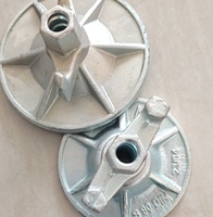 Tuerca de mariposa forjada de 120 mm para andamios, placa redonda, material de construcción, encofrado, brida, tirante