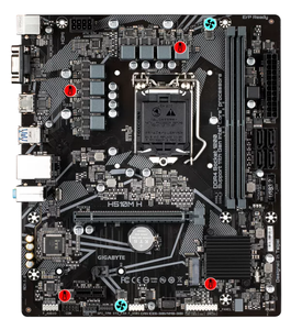 Carte mère PC H510M H H510 LGA 1200 CPU 10100F 6100 ATX DDR4 SDRAM - Product Image 6