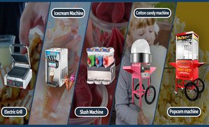 Nuova Macchina per Gelato a Tre Colori e Tre Testine con Portauova Integrato, Attrezzatura per Coni di Frutta - Product Image 3
