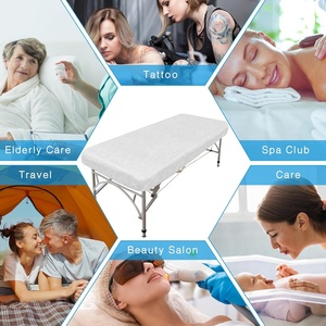 Disposable Massage Table Bed Cover Non-Woven Fabric SpaSheets for Facial Tattoo Waxing Chiropractic Use - Product Image 6