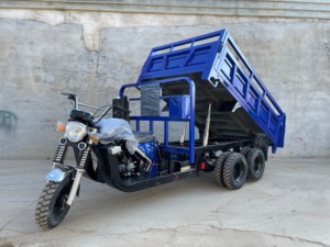Tricycle à Moteur 9 Roues avec Moteur Refroidi par Eau 350CC et Benne Basculante à Corps Ouvert - Product Image 5