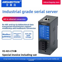 Servidor de Comunicación de Puerto Serie Industrial RS485-ETH RS232-ETH, Módulo de Transmisión Transparente de Modbus RTU a Puerto Ethernet TCP