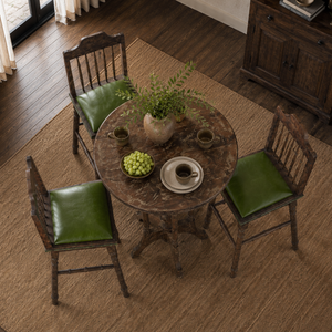 Muebles de Bar Estilo Vintage, Sillas de Bar de Madera, Sillas de Bistro, Mesa <span class=keywords><strong>Alta</strong></span> de Bar Estilo Wabi Sabi y Juego de Sillas - Product Image 4