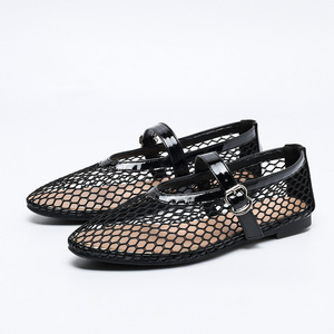 QuiteS 2026 estate nuovo stile leggero di lusso elegante pantofola a rete con punta chiusa bassa <span class=keywords><strong>scarpe</strong></span> da ufficio Casual da <span class=keywords><strong>donna</strong></span> Sexy - Product Image 5