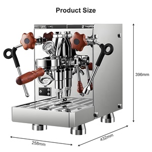 Machine à café expresso professionnelle E61 avec corps en acier inoxydable, tête de brassage réglable, temps de pré-infusion ajustable, pour capsules d'échantillons, à prix abordable - Product Image 3