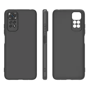 Custodia per telefono sottile opaca smerigliata nera per Redmi Note 11S 10A 10C cover posteriore per custodia Redmi Note 11 Pro Note10 11T