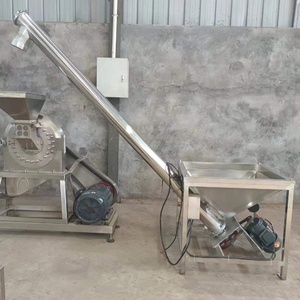 Convoyeur à vis vertical incliné à vitesse réglable Ss304 convoyeur à vis mobile pour l'industrie alimentaire équipement de manutention - Product Image 3