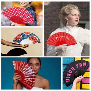 Custom Handle 23Cm <b>Foldable</b> Compact & Portable Durable Folding Fan Low Moq for Business - Product Image 5