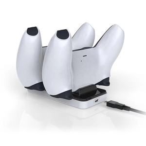 <span class=keywords><strong>Los</strong></span> accesorios compactos de juego para PS5 incluyen controladores de joystick y soporte de carga para un fácil control y carga de juegos - Product Image 4
