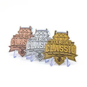 Manufacturer Custom Free Design Metal 3D Star Medal Gymnastics Dance Cheerleading Medals