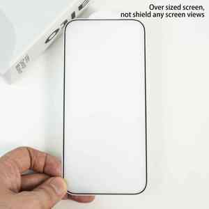 Protection d'écran HD pour iPhone 16 17 Pro Max, micro-gravure 3D, antistatique, pour iPhone 15 Pro Max, <span class=keywords><strong>film</strong></span> en verre trempé - Product Image 4