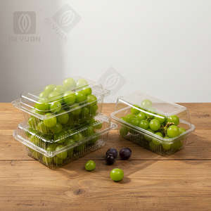 Envase Transparente Tipo Blister de PET <span class=keywords><strong>para</strong></span> Alimentos, Apto <span class=keywords><strong>para</strong></span> Frutas, Verduras y <span class=keywords><strong>Lechuga</strong></span>, con Impresión en Relieve - Product Image 1