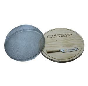 Tablero de bambú para queso, herramientas para queso, placa de queso, bloques de corte con juego de utensilios y 4 de acero inoxidable - Product Image 1