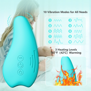 Nueva máquina de masaje con vibrador de mama para mujer, masajeador de mama eléctrico, masajeador de lactancia de calentamiento - Product Image 3