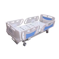 Lit d'hôpital électrique à 5 fonctions, lit médical pour patients en soins intensifs
