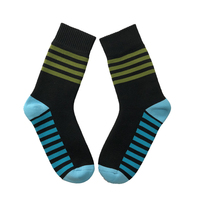 Chaussettes de randonnée imperméables et respirantes à rayures unisexes en nylon/coton pour l'hiver, pour adultes, hommes et femmes, randonnée, trekking, camping