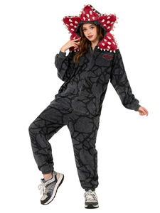 Pijama de una Pieza con Capucha de Felpa, Disfraz de Cosplay de Flor <span class=keywords><strong>Cadáver</strong></span>, Lindo y Unisex - Product Image 1