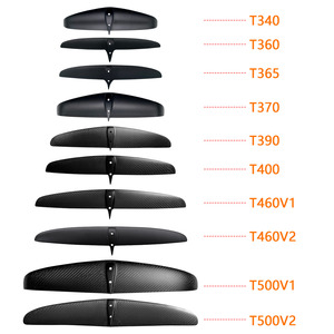 Aileron arrière AXIS Foil Skinny Tail en fibre de carbone pour sports nautiques, stabilisateur de queue, accessoires d'hydrofoil, différentes tailles, universel, noir - Product Image 2