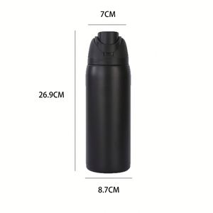 Bouteille d'eau sport en acier inoxydable avec logo personnalisé, thermos isotherme sous vide pour cadeaux promotionnels - Product Image 2
