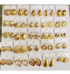 Agente de compra En Trung Quốc caliente modelos explosivos thị trưởng CCB dưa Pendientes đơn giản Moda Pendientes de Oro - Product Image 3