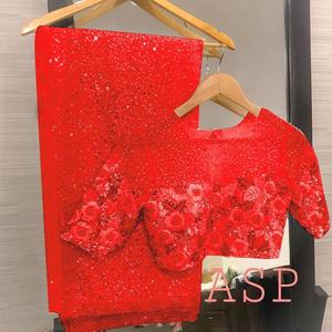 Sari en soie brodée bon marché bon marché prix de gros sari multicolore magnifique tenue de fête tenue de mariage vêtements pour femmes vêtements pour dames vêtementsvêtement - Product Image 1