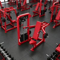 Liva LH-02 Machine de presse à épaules assise professionnelle à charge par poulie, équipement d'entraînement des épaules à poste unique pour salle de sport