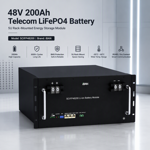 โมดูลแบตเตอรี่ลิเธียมสำหรับโทรคมนาคม 48V 200Ah แบบมืออาชีพที่ปรับแต่งได้ 5U 200Ah Lifepo4 แบตเตอรี่โทรคมนาคม - Product Image 2
