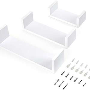 Mdf <b>Wall</b> <b>Shelves</b> Geometric Shape Floating Storage For Living Room <b>Wall</b> <b>Mounted</b> Type - Product Image 5