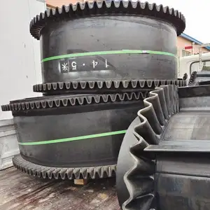 Factory Price Corrugated Sidewall Small Area Transmission Flat Heat Resistant Flexible Conveyor Belt