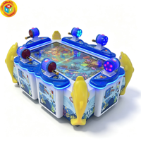 Machine d'arcade de pêche en mer multijoueur à monnayeur pour enfants, équipement de jeu pour aire de jeux intérieure