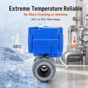 OEM Electric 2-Way Ball Valve <strong>Double</strong> Unions G/NPT Connections 1/2"-3/4" Sizes Liquid/Gas Media -20C 100C Media Temp - Product Image 5
