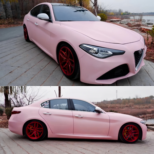 Rouleau de vinyle d'enveloppe de voiture bleu de qualité professionnelle avec base en PET à changement de couleur anti-rayures résistant aux UV pour film d'emballage de carrosserie de voiture - Product Image 6