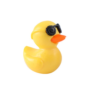 Figuras de Animales de Dibujos Animados en 2 Estilos, Mini Patos Decorativos, Manualidades de Plástico para Jardín, Escritorio, Hogar, Decoración de Bonsáis - Product Image 6