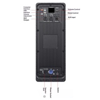 Sistema de PA Profesional de Alta Potencia con Control Remoto, Altavoz de Línea Vertical de Dos Vías de 12 Pulgadas, Activo/Pasivo, Función de Karaoke