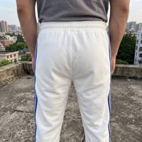 Yingling Bestickte Baumwollhosen mit Saumslitz Lässige Streetwear Unisex-Hosen Maßgeschneiderte OEM/ODM Herren Baggy Sweatpants Großhandel
