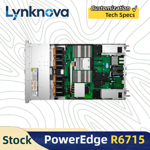 เซิร์ฟเวอร์แบบแร็ค PowerEdge R6715 1 ตัว พร้อมซีพียู EPYC 9825 144 คอร์ ความเร็ว 2.2GHz หน่วยความจำ 512GB 8 ตัว และ NVMe SSD 7.68TB 1U แบบซ็อกเก็ตเดี่ยว เหมาะสำหรับใช้งานเป็นเซิร์ฟเวอร์ - Product Image 5