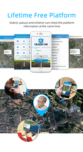 Reloj Inteligente DF V46 para Gestión de Salud, 4G, Resistente al Agua, con GPS, Monitor de Presión Arterial, Frecuencia Cardíaca, Alarma Automática de Caídas - Product Image 3
