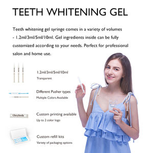 Jeringa de Gel para blanqueamiento dental, peróxido de carbamida 0.1%-44%, logotipo personalizado, el más barato, venta al por mayor - Product Image 2
