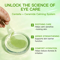 Masque Hydrogel Apaisant et Réparateur pour les Yeux à l'Aloès, PDRN et Collagène, avec Centella et Céramide, pour les Yeux Gonflés et les Poches sous les Yeux