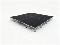 Plateforme de Scène Pliante Portable avec Cadre en Aluminium pour Entreprise de Location d'Événements et Utilisation Quotidienne