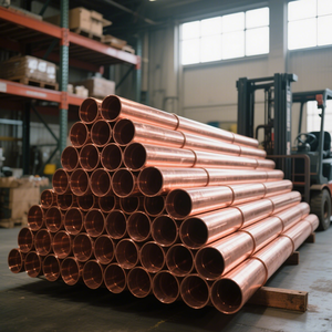 <span class=keywords><strong>Tubo</strong></span> <span class=keywords><strong>de</strong></span> Cobre Puro ETP 99.99% <span class=keywords><strong>de</strong></span> Alta Pureza, Tubería <span class=keywords><strong>de</strong></span> Cobre sin Costuras, Corte a Medida para Refrigeración, Plomería, Uso Industrial y Conductivo - Product Image 2