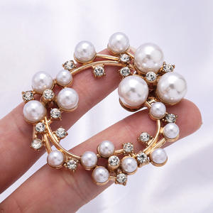 분리형 금속 라인 석 신발 꽃과 버클-샌들 하이힐을 위한 다용도 장식 클립온 액세서리 - Product Image 3