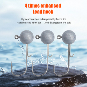 หัวจิ๊กทรงกลมแ<span class=keywords><strong>บ</strong></span><span class=keywords><strong>บ</strong></span>ก้านยาว ตัวเ<span class=keywords><strong>บ</strong></span>็ดกันพันกั<span class=keywords><strong>บ</strong></span>วัชพืช สำหรับตก<span class=keywords><strong>ปลา</strong></span>ด้วยเหยื่อหนอนนิ่ม เหมาะสำหรั<span class=keywords><strong>บ</strong></span><span class=keywords><strong>ปลา</strong></span>ไพค์ <span class=keywords><strong>ปลา</strong></span>กะพง <span class=keywords><strong>ปลา</strong></span>เทราต์ - Product Image 6