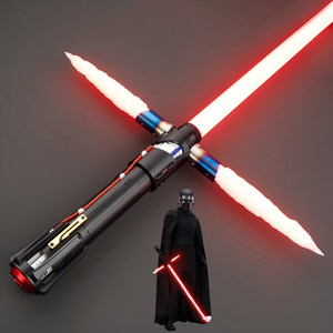 Ventes chaudes Sabre laser Kylo Ren Cross Saber LED lumineux, jouet de haute qualité, Neopixel Proffie, sabre laser de combat sombre pour cosplay - Product Image 3