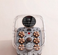 Baignoire de massage électrique pour les pieds, chauffante, pour usage domestique, avec température constante, pliable