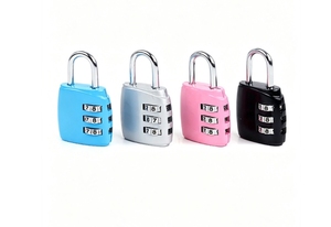 Cadenas de Gymnastique à Code 3 Chiffres, Étanche, en Alliage de Zinc, Antivol, <span class=keywords><strong>pour</strong></span> <span class=keywords><strong>Casier</strong></span> de Gym, Multicolore - Product Image 4