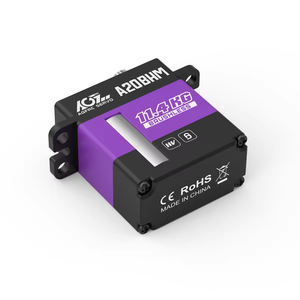 AGFRC A20BHM Motor sin Escobillas de Alta Velocidad con 11.4KG de Torque y 0.068 Segundos de Tiempo de Respuesta, Engranaje de Acero, Programable, Mini Coche RC 1:24, Batería 2S - Product Image 3