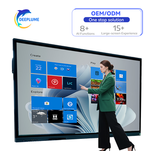 Venta directa de fábrica Soporte móvil multitáctil Pantalla de monitor de pantalla táctil Pizarras blancas inteligentes interactivas para el aula escolar - Product Image 1