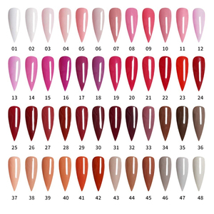 ชุดยาทาเล็บเจลยูวีแอลอีดีแบบขายส่ง 6 สี ขนาด 8 มล. พร้อมฉลาก - Product Image 2